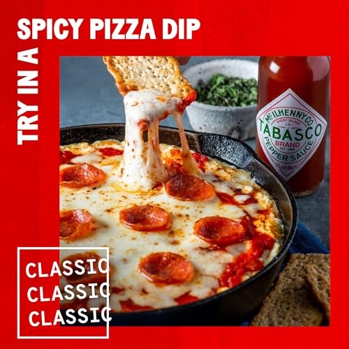 TABASCO Brand Original Red Pepper Hot Sauce, Medium Heat, Glass Bottle, Classic & Versatile Flavor, Three Simple Ingredients, Great for Dips, Tacos, Eggs, Pizza, Oysters & More, 5 Fl Oz (Pack of 1) - Image 5
