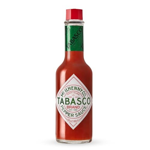 TABASCO Brand Original Red Pepper Hot Sauce, Medium Heat, Glass Bottle, Classic & Versatile Flavor, Three Simple Ingredients, Great for Dips, Tacos, Eggs, Pizza, Oysters & More, 5 Fl Oz (Pack of 1) - Image 1