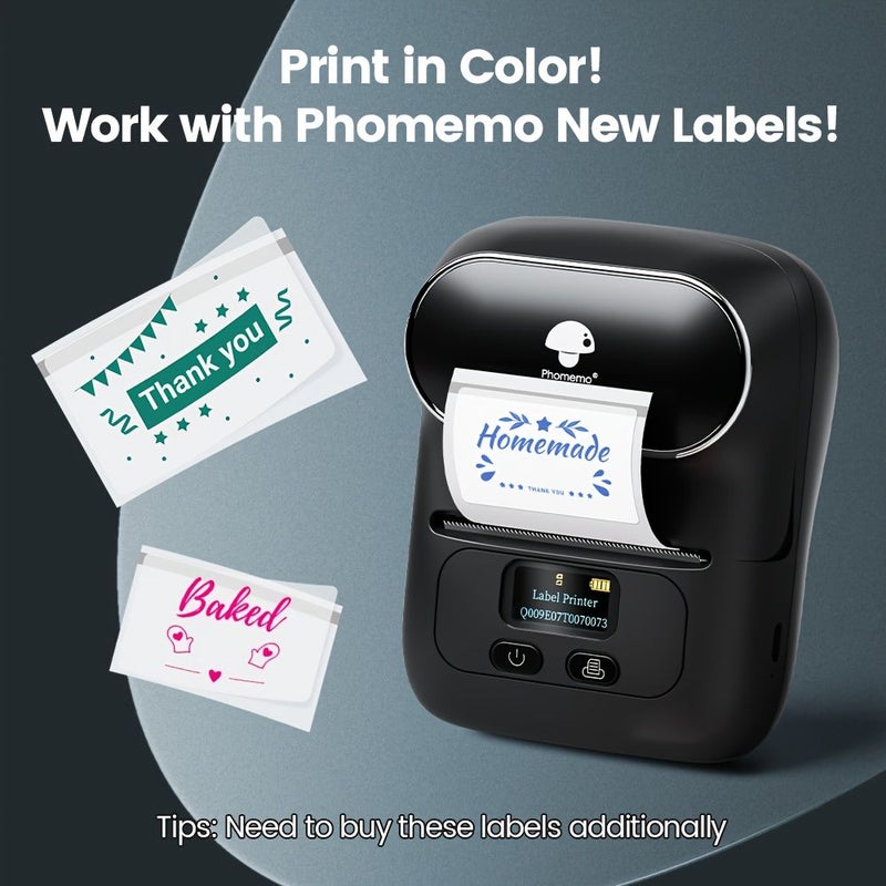 M110 Portable Thermal Bluetooth Printer White - Image 5