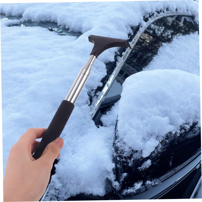Car Windshield Snow Brush Ice Scraper Squeegee Tool for Window Cleaning and Snow Removal - Image 5