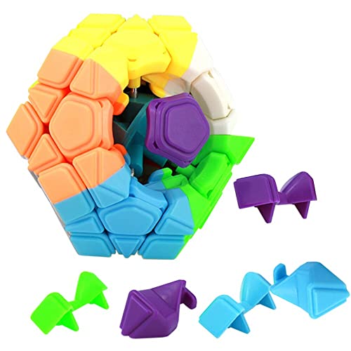 AUTHFORT Moyu Mofangjiaoshi Cubing Classroom Meilong M 3X3X12 M Megaminx Dodecahedron 3X3 Gigaminx M Cube 12 Surface Version (Speed Cube Megaminx), Kid - Image 4