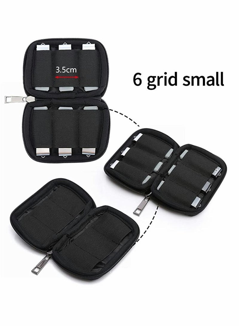 Excefore USB Drive Storage Bag (Bag Only), Water Resistant USB Storage Case, Soft Material USB Flash Drive Holder, Portable Electronic Organizer Bag for USB Flash Drive,Thumb Drive,Memory Stick 2 PCS - Image 2