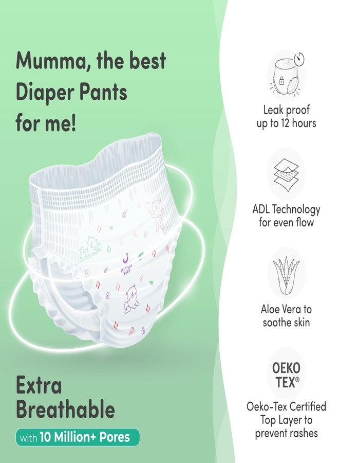 Mylo Baby Diaper Pants Small (S) Size 4-8 kgs (42 count) Leak Proof | Lightweight | Rash Free | Upto12 Hours Protection | ADL Technology | with Aloe Vera Lotion - Image 3