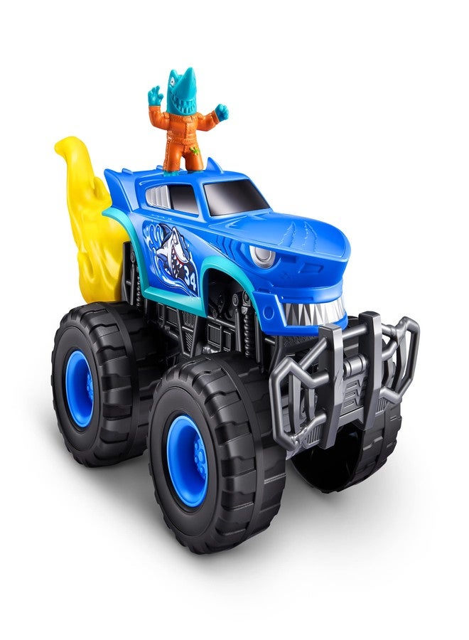 ZURU SMASHERS Smashers Monster Truck Surprise (Shark Truck) by ZURU Boys with 25 Surprises Collectible Monster Truck Surprise Smash Slime Sand Compounds Discovery - Image 4