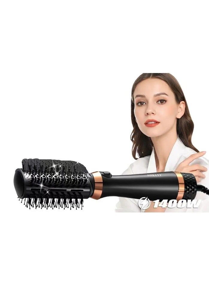 سوكاني فرشه استشوار سوكانى 4*1 موديل - SK-15033 توفر فرشاة الشعر الباردة حماية إضافية يتضمن 1400 واط عدة سرعات مع تقنية عالية من التجفيف والتصفيف والتنعيم وفك التجاعيد مع تثبيت لتسريحة الشعر - Image 1