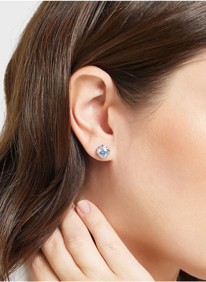 SWAROVSKI March Birthstone Stud Earrings