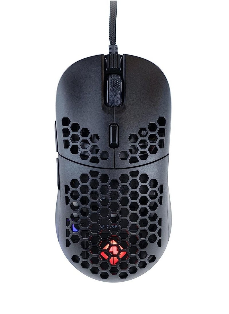 Cosmic Byte - Kilonova 3370IC PRO X-Light Wired Gaming Mouse, 65 Grams, Pixart 3370 Sensor, DIY Hot-swappable Switches, 0.8MM PTFE feet, Adjustable Debounce Rate, Adjustable LOD,Software - Image 1