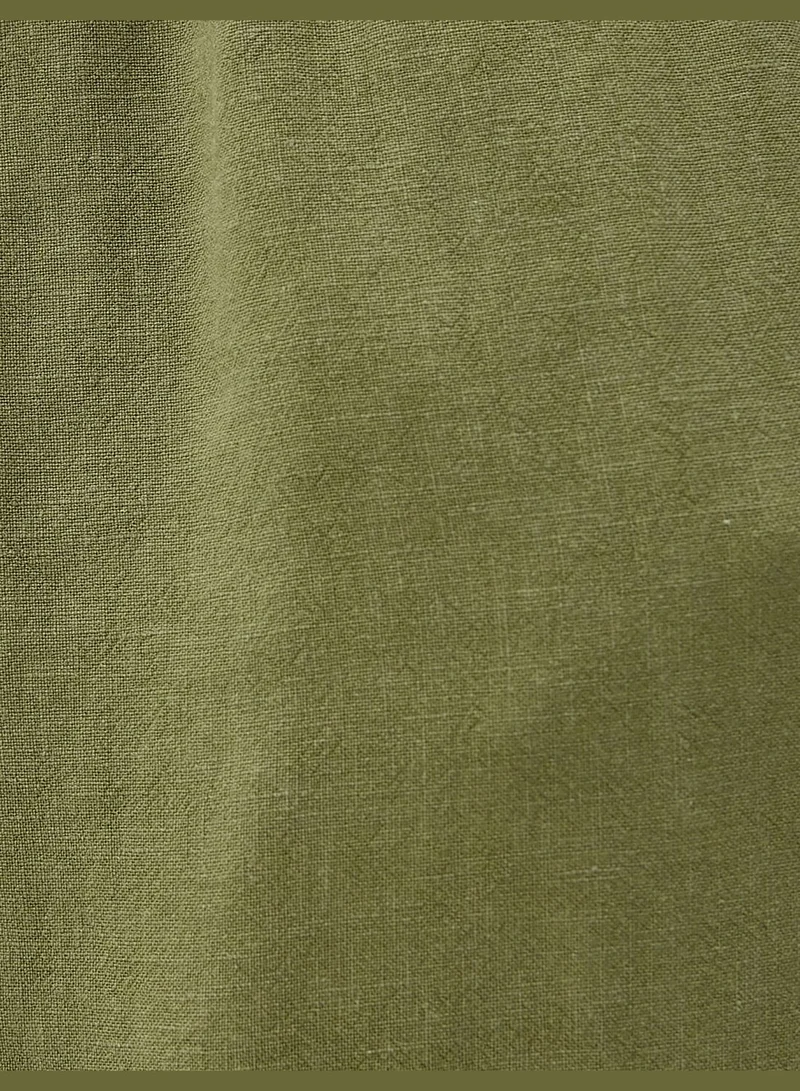 KOTON Straight Trousers Pocket Linen Blended