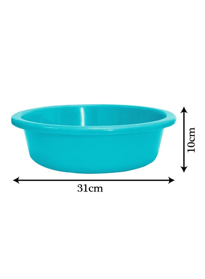 Kuber Industries Multiuses Unbreakable Plastic Knead Dough Basket/Basin Bowl For Home & Kitchen 6 Ltr (Sky Blue) - Image 5