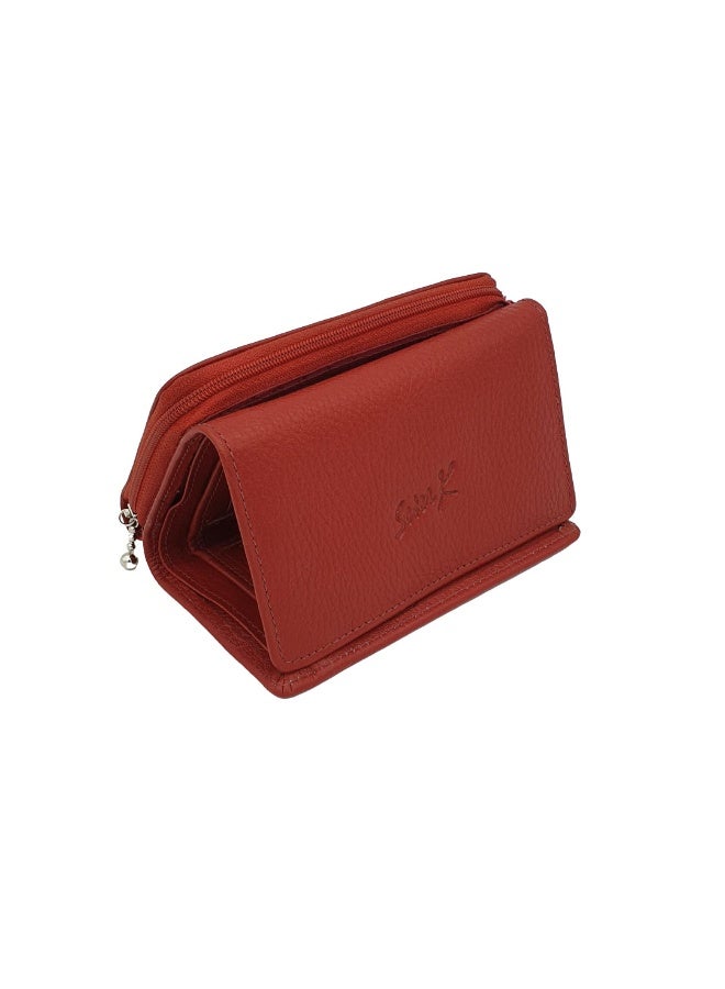 Seven K Women wallet with 2 pockets for Money & one zip pocket - Image 1