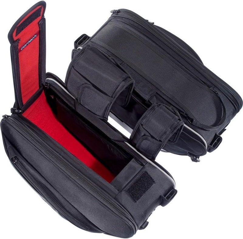 Cortech Super 2.0 36-Liter Motorcycle Saddlebag - Black - Image 3