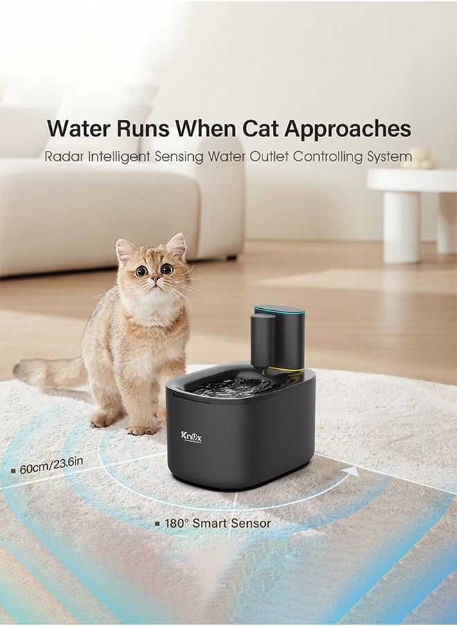 Knox Powering Generations - Cat, Pet Fountain with Rechargeable Battery for Cat Dog Water Drinking, 3.5L Automatic Pet Water Dispenser Hygienic Drinking Bowl Super Quiet for Cats, Dogs - Image 1