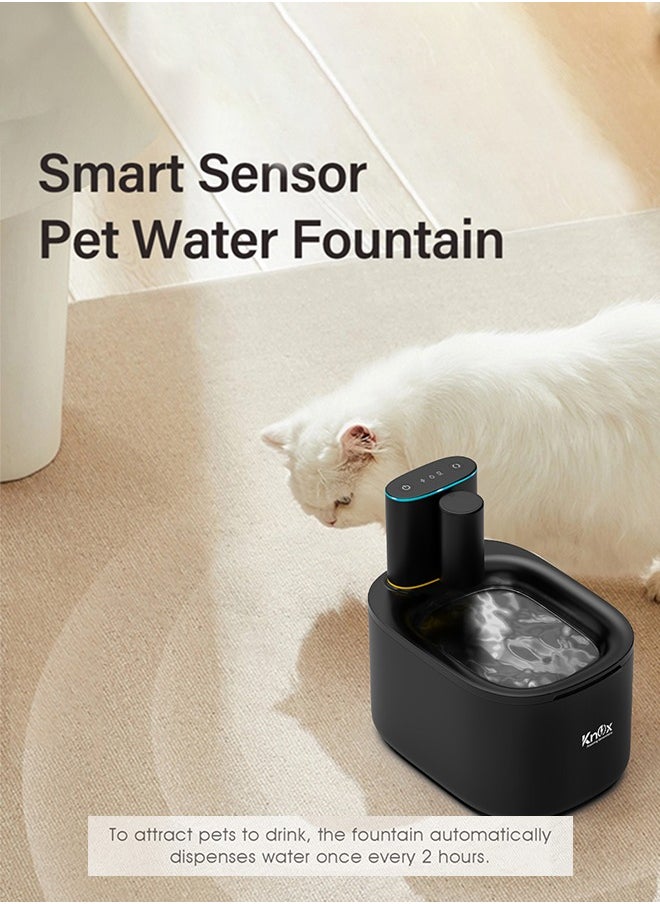 Knox Powering Generations - Cat, Pet Fountain with Rechargeable Battery for Cat Dog Water Drinking, 3.5L Automatic Pet Water Dispenser Hygienic Drinking Bowl Super Quiet for Cats, Dogs - Image 1
