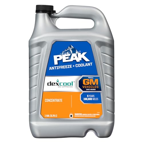 PEAK DEX-Cool® Antifreeze + Coolant, Premium Engine Coolant with Antifreeze, Car Antifreeze Coolant Mixture for GM Vehicles, 1 Gallon - Image 1