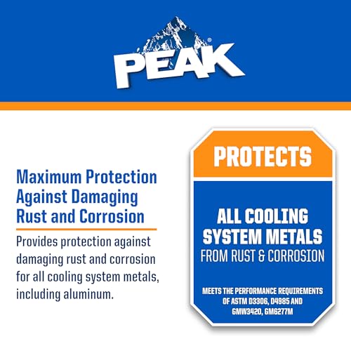 PEAK DEX-Cool® Antifreeze + Coolant, Premium Engine Coolant with Antifreeze, Car Antifreeze Coolant Mixture for GM Vehicles, 1 Gallon - Image 4