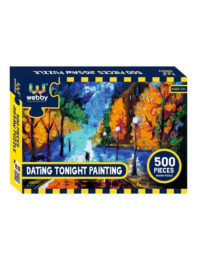 Webby Dating Tonight Painting Jigsaw Puzzle, 500 Pieces - Image 1