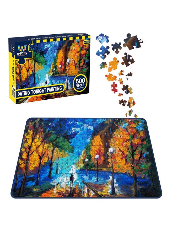 Webby Dating Tonight Painting Jigsaw Puzzle, 500 Pieces - Image 3