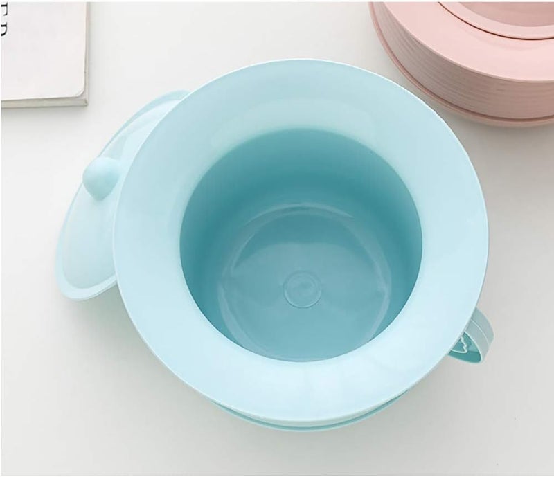 OOCOME Chamber Pot Bedpan Urinal Bottle Urine Pots Potty Pee Bucket Bedside Urinal with Lids to Prevent Odors, Suitable for Kids, Women and Men (Blue) - Image 4