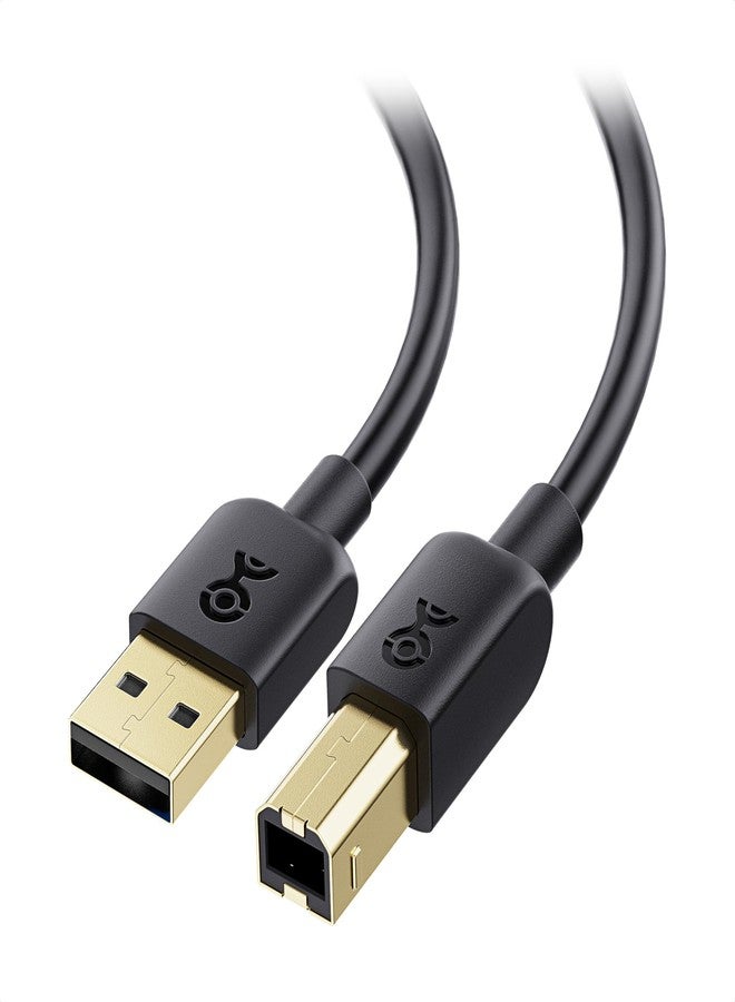 Cable Matters USB A to B 2.0 Cable 6 ft, USB Printer Cable, Compatible with Printer, MIDI Controller, Audio Interface, Scanner, and More - USB 2.0 Cable for Mac & PC - Image 1