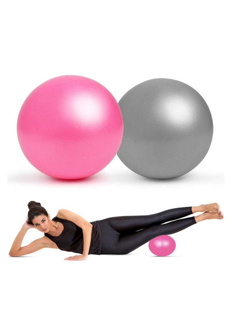 SYOSI 2Pcs Small Pilates Ball Therapy Ball Mini Workout Ball Core Ball 9 Inch Small Exercise Ball Mini Bender Ball Pilates Yoga Workout Bender Core Training and Physical Therapy  - Image 1