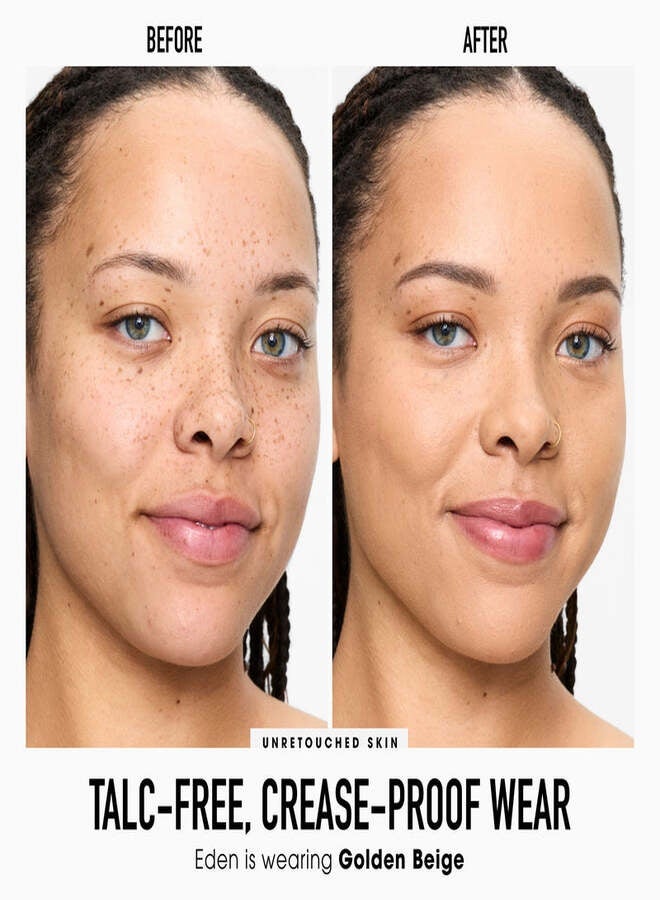 كريم أساس بودرة مضغوطة أصلي من bareMinerals، لون بيج ذهبي مع عامل حماية من الشمس SPF 15-13 | بودرة أساس خفيفة الوزن قابلة للبناء، خالية من التلك، 9 غرام - Image 2