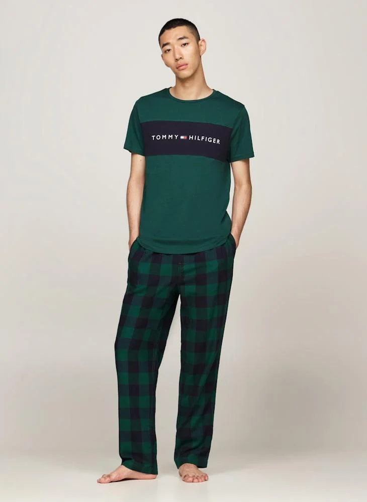 تومي هيلفيغر Logo Print T-Shirt