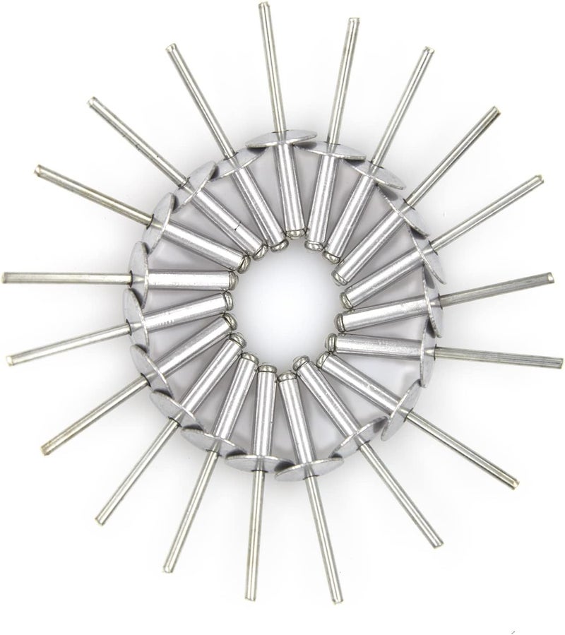 ALLOYPRO 60pcs Large Flange Blind Rivets, Aluminum,Flange Diameter 5/8" (16 mm),Pop Rivets Assortment Kit Blind Rivet,3/16" x 3/4" Inch,Grip Range(13-16mm) - Image 1
