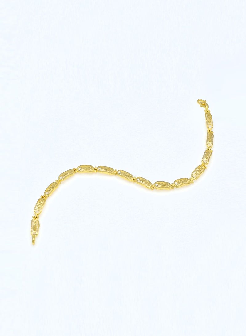 Malabar Gold and Diamonds 22 KT 916 Purity Gold Bracelet AIBR127  - Image 3