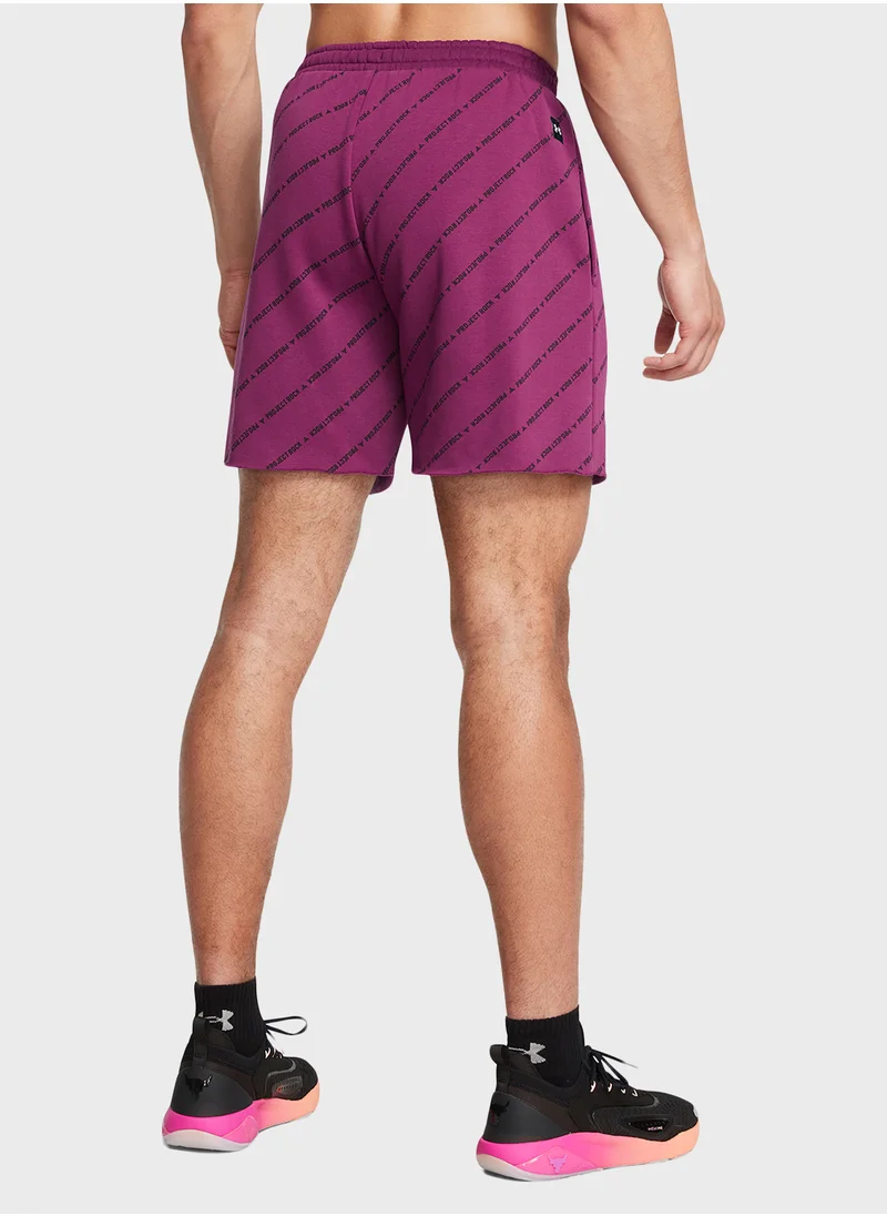 UNDER ARMOUR Project Rock Icon Fleece Shorts