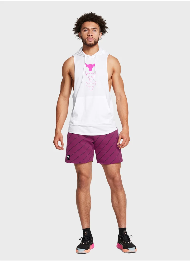 اندر ارمور Project Rock Icon Fleece Shorts