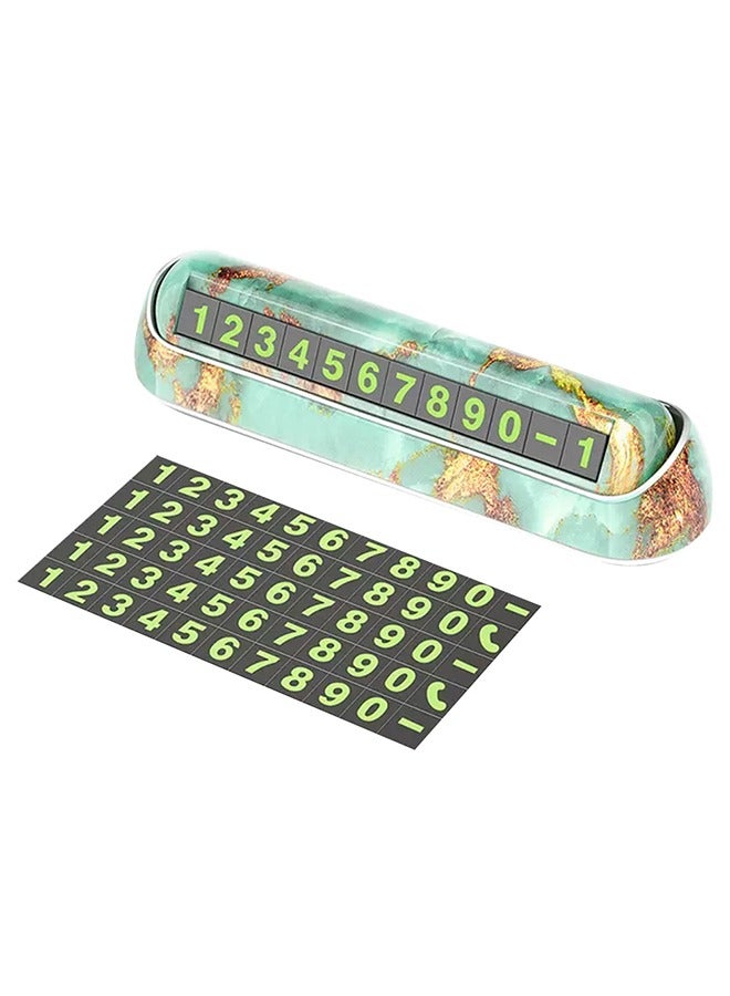 Generic car parking number plate is attached to the car dashboard for easy and quick access/HT-902  - Image 3