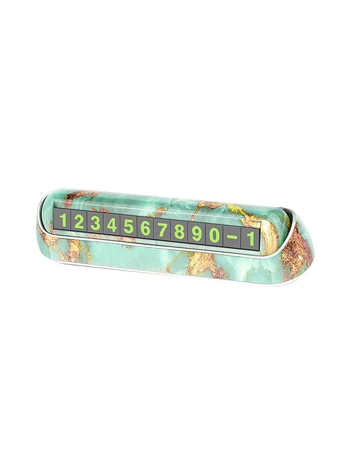 Generic car parking number plate is attached to the car dashboard for easy and quick access/HT-902  - Image 2