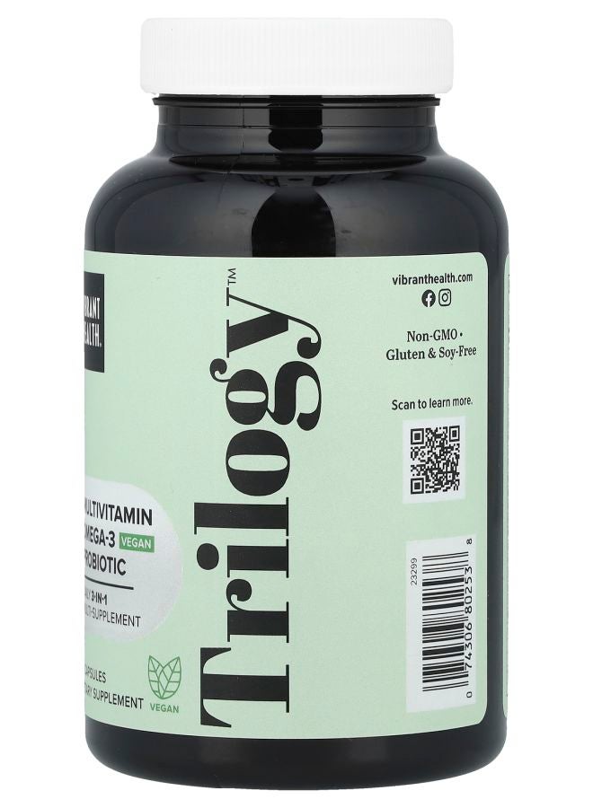 Vibrant Health Trilogy™ Daily 3-in-1 Multi-Supplement Vegan 60 Capsules - Image 2