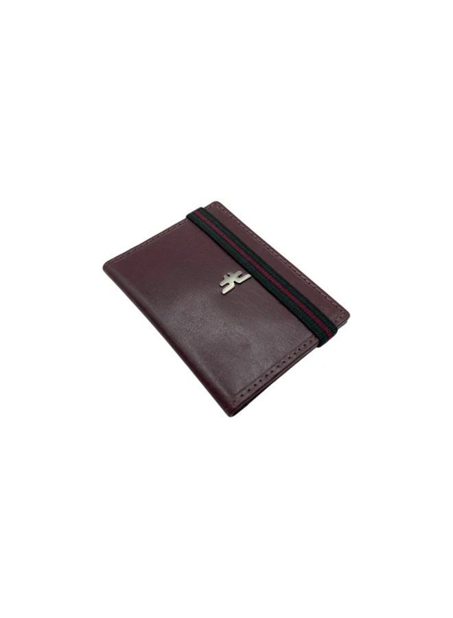 LAVERI LEATHER Compact Bi-Fold Cards & Cash Wallet # 4321-EL - Image 3