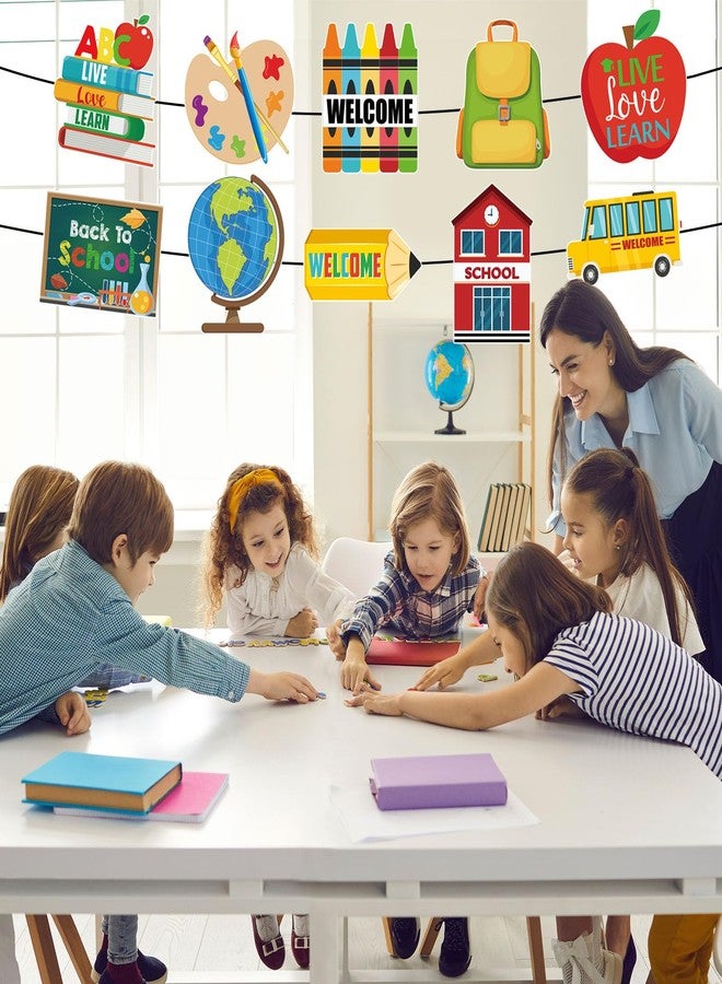 ياومياو - مجموعتان من لافتات الترحيب بالعودة إلى المدرسة - لافتة باب ترحيبية - ديكور حفلات - Image 3