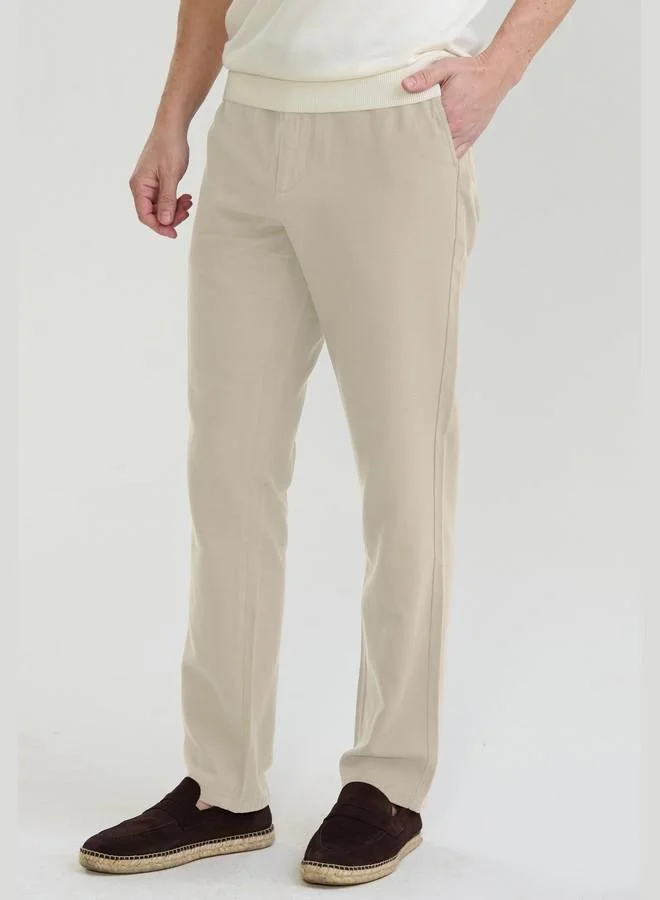 FELIX HARDY Men's Linen Cotton Casual Summer Pants