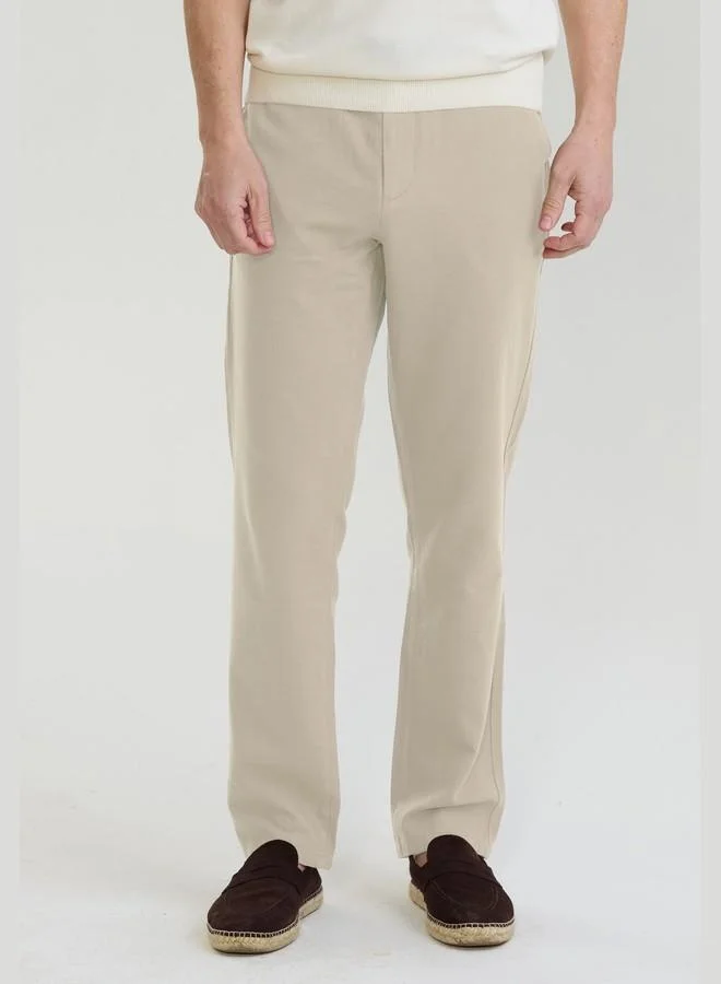 FELIX HARDY Men's Linen Cotton Casual Summer Pants