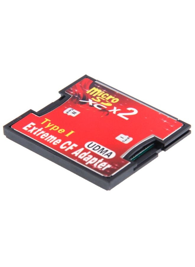 BURAQ 2-Socket Micro SD to CF Compact Flash Memory Card Adapter  - Image 2