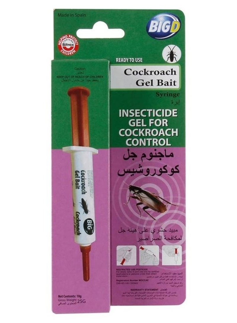 BIG D Big-D Cockroach Gel Syringe: Precise, Odorless, and Potent Pest Control Solution - Image 1