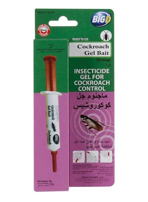 Big-D Cockroach Gel Syringe: Precise, Odorless, and Potent Pest Control Solution