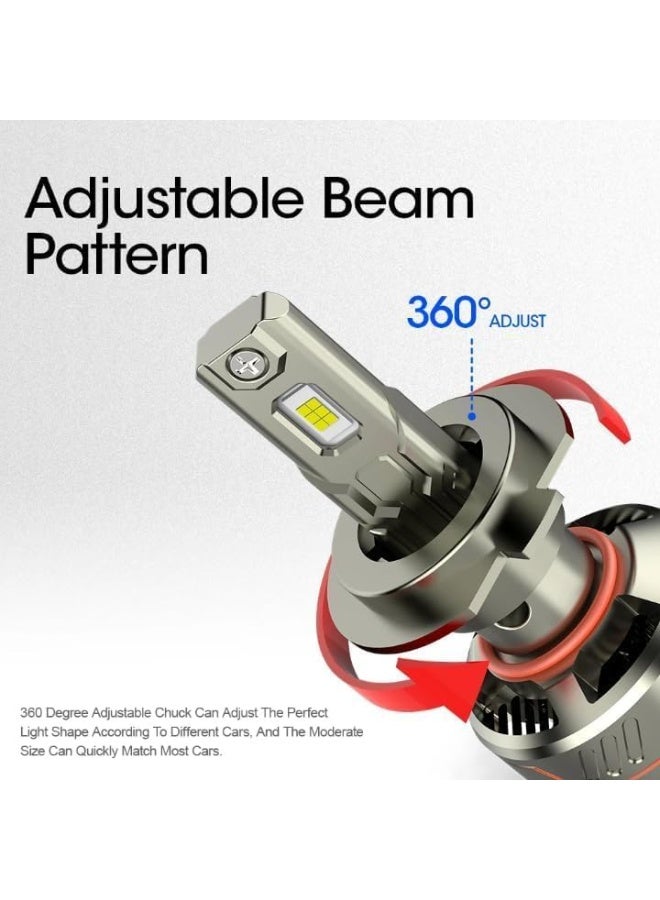 Conpex LED Headlight Bulbs, Conversion Kit, Fleetworthy Series, 100W High Power, 20000 LUMEN/ 6000K, BRIGHT WHITE - Image 2