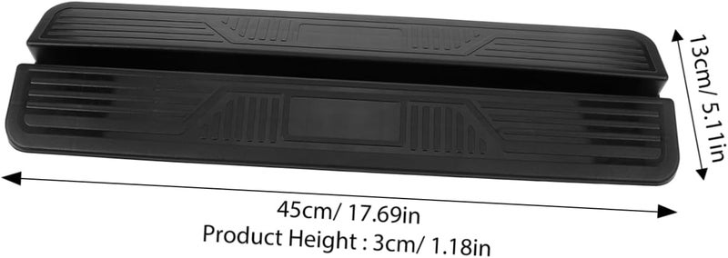 VICASKY 3Pcs Durable Dog Fence Ramp Easy Installation Door Sill Accessory for Pet Safety Skid Compatible with Indoor Use - Image 2