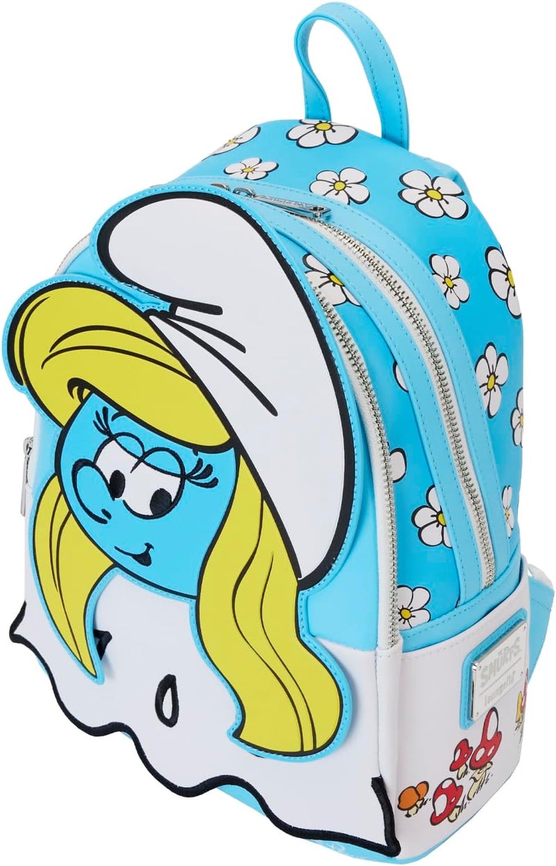 Loungefly حقيبة ظهر ميني لوانجفلاي لافيغ سمورف سمورفيت كوسبلاي - Image 3