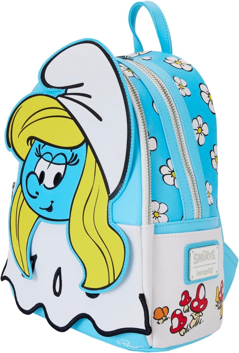 Loungefly حقيبة ظهر ميني لوانجفلاي لافيغ سمورف سمورفيت كوسبلاي - Image 2