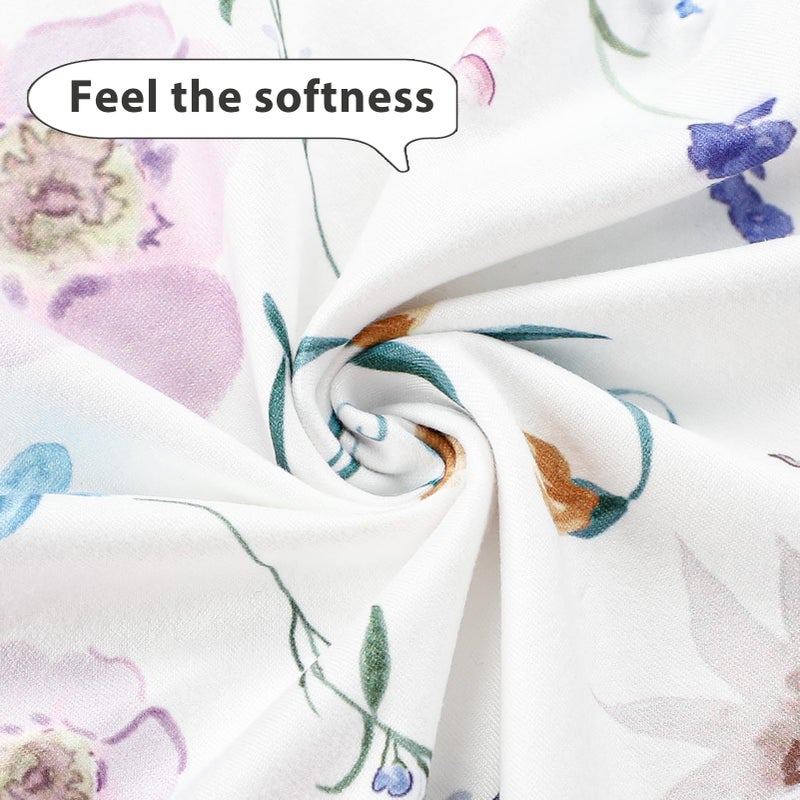 Pea Pod Nursing Pillow Cover Breastfeeding Pillow Slipcover for Moms Soft Breathable Organic Knit Fabric Newborn Infant Feeding Pillow Covers for Baby Girl Boy, Stylish Floral - Image 4