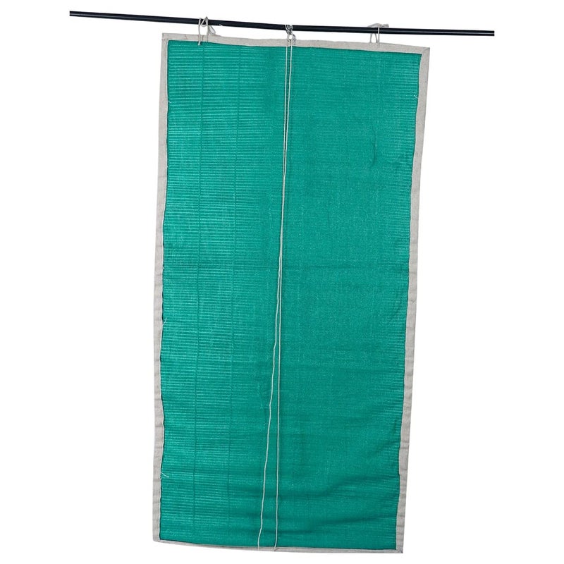 GOKOO GoKoo Natural Bamboo CurtainRollup Blinds for with Rain Sun Dust Privacy Cold Protection for WindowDoorBalcony with Green Net Pack of 1 3 x 8  - Image 4