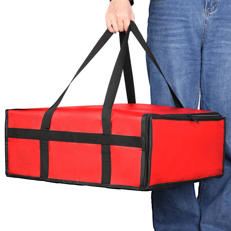 musbus Pizza Carrier Insulated Bags Large for Deliveries, Insulated Pizza Carrier Delivery Bag 20x20 Food Bag for Personal and Professional Use - Image 4