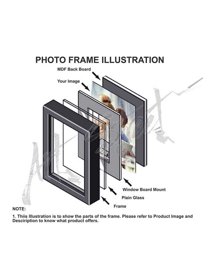 Art Street Decoralicious White Heart Photo Frame for Home, Office Desk, Bedroom & Living Room Décor - 4x6 Inches