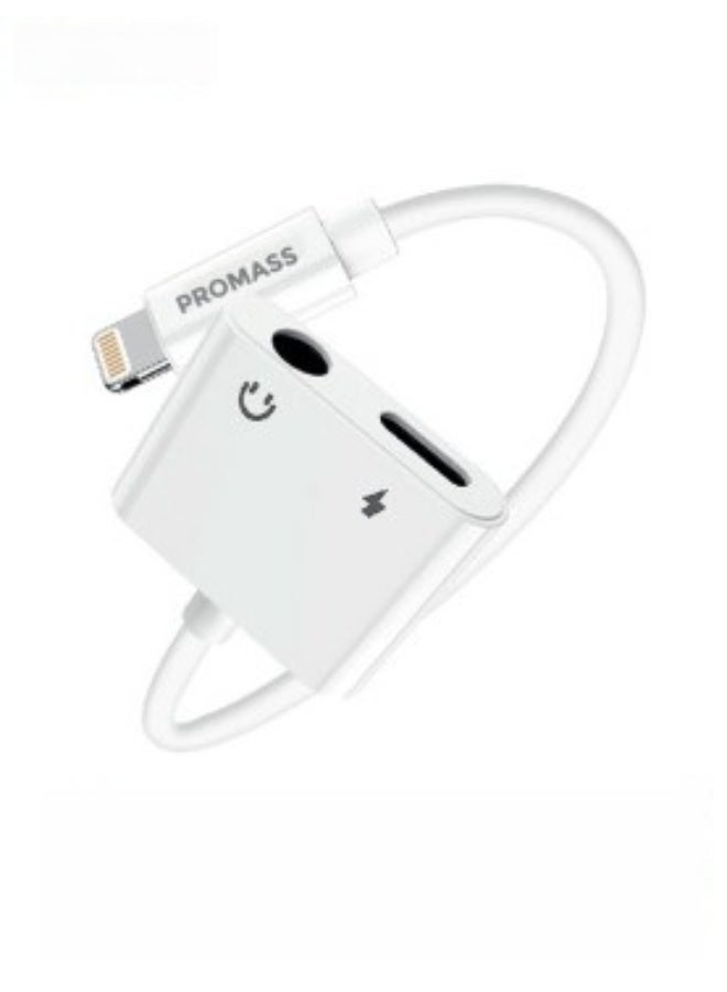محول صوت لايتنينغ إلى 3.5mm مع مدخل شحن لايتنينغ
