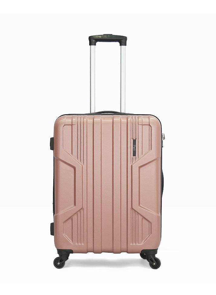 iPack 2-piece set hardside trolley set -24ich-20inch+12 inch Shoulder Bag-rose-gold - Image 2